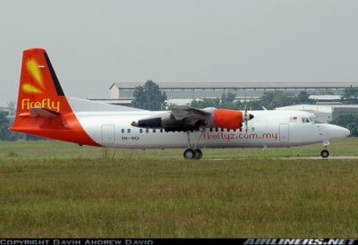 Firefly Airline's Fokker F50