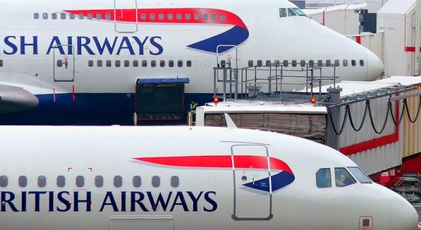 British Airways dominates terminal 4 at London's Heathrow Airport