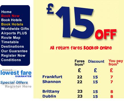 Ryanair website at launch