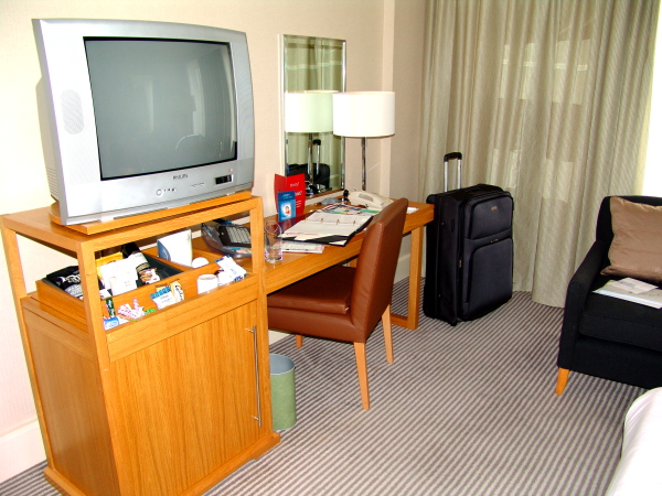 Hotel Room at the Crowne Plaza hotel, The City, London