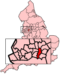 Manchester England map