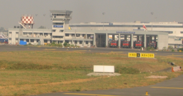 Fire engines at Mumbai Airport