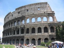 the Colosseum in Rome
